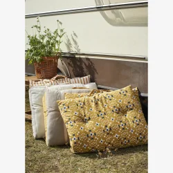 Madam Stoltz - Madras/hynde 60x100cm. Taupe &amp; Beige