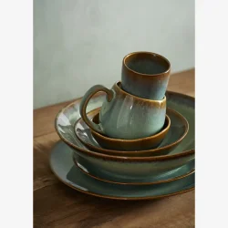 Madam Stoltz - Frokost tallerken stentj grn D: 21 cm. 