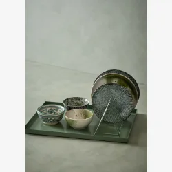 Madam Stoltz - Opvaske stativ m/drypbakke 44 x 32 x 15 cm. Grn