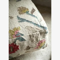 Madam Stoltz - Hndvvet Jute Puf 