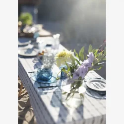 Madam Stoltz - Middagstallerken Genbrugsglas H: 2,5 �: 26 cm. Bl�