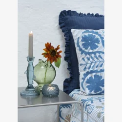 Madam Stoltz - Glasvase Fiskeform M�rkegr�n H:17 cm.