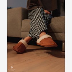 My Cozy House - Fluffy hjemmesko m/kunstig pels foring, str. 36-37, 38-39, 40-41