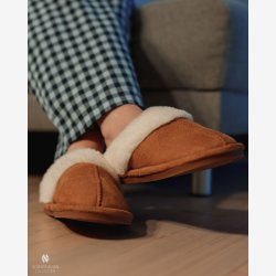 My Cozy House - Fluffy hjemmesko m/kunstig pels foring, str. 36-37, 38-39, 40-41