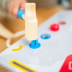 Vrktjsbord i tr m/15 tilbehrsdele