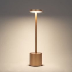 My Cozy House - LED Touch bordlampe opladelig guld 34,5cm x 8cm