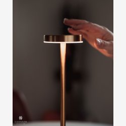 My Cozy House - LED Touch bordlampe opladelig guld 34,5cm x 8cm