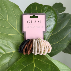 Hrelastikker mix farver - 15 stk. pr. pk. 