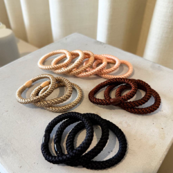 Hrelastikker mix farver - 15 stk. pr. pk. 