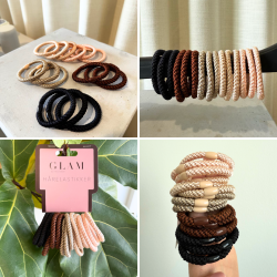 Hrelastikker mix farver - 15 stk. pr. pk. 