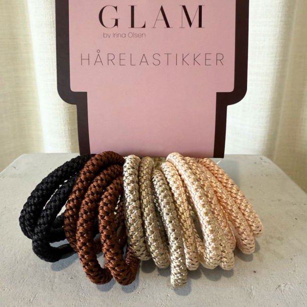 Hrelastikker mix farver - 15 stk. pr. pk. 