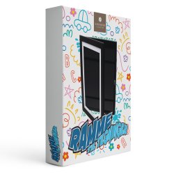 Ramme til A4 tegninger Sort eller Hvid 33 x 24,3 x 3 cm.