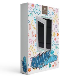 Ramme til A4 tegninger Sort eller Hvid 33 x 24,3 x 3 cm.