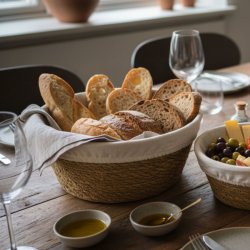 My Cozy House - Opbevarings- &amp; Br�dkurv m/stof S�t m/3 Stk. S�gr�s