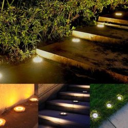 My Cozy House - Solar LED spotlys m/jordspyd 4-pak 