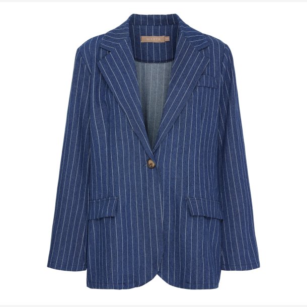 Marta Du Chateau - MdcLenia Blazer Denim Bomuld 