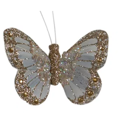 Speedtsberg - Glimmer sommerfugl m/klips, 13x11cm - Flere varianter