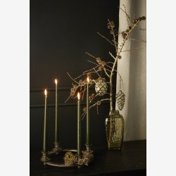 Speedtsberg vase i grnt glas H25 cm.