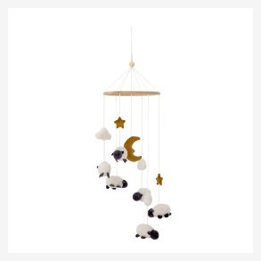 BLOOMINGVILLE MINI - Dolly Uro - Hvid m. Sm� f�r & Stjerne & Skyer