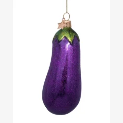 Vondels - Glaskugle Lilla Aubergine 13 cm