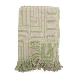 BLOOMINGVILLE - Velva Plaid - Gr�n - Genanvendt Bomuld