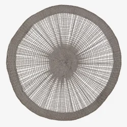 Madam Stoltz - Rund dkkeserviet i gr