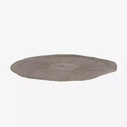 Madam Stoltz - Rund dkkeserviet i gr