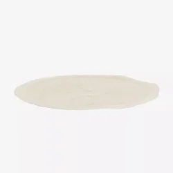 Madam Stoltz - Rund dkkeserviet i creme